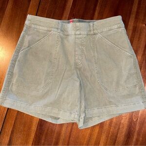 SPANX Olive Green Utility Shorts